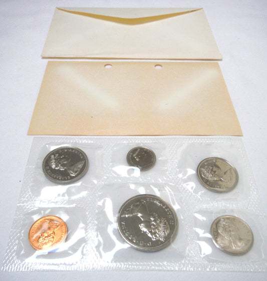 1971 Canadian 6-Coin Proof-Like Brilliant Uncirculated Coin Collector Set