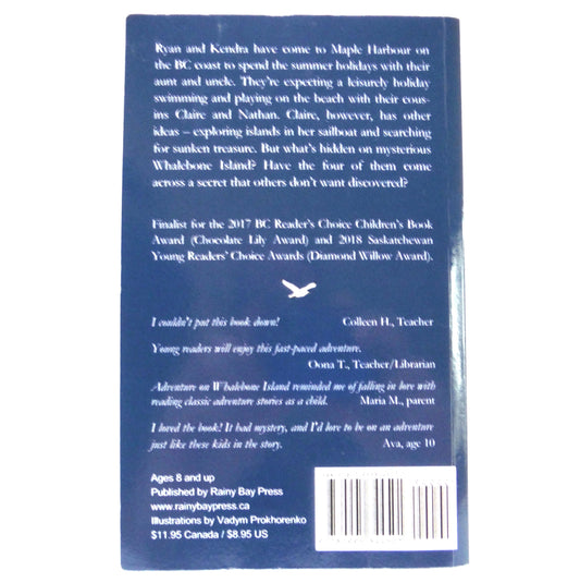 ADVENTURE ON WHALEBONE ISLAND, A Maple Harbour Young Readers Adventure, by M.A. Wilson (1st Ed. SIGNED)