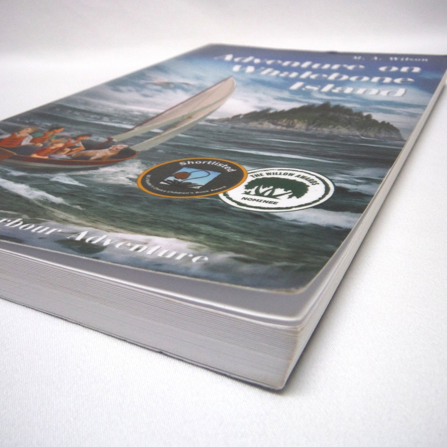 ADVENTURE ON WHALEBONE ISLAND, A Maple Harbour Young Readers Adventure, by M.A. Wilson (1st Ed. SIGNED)
