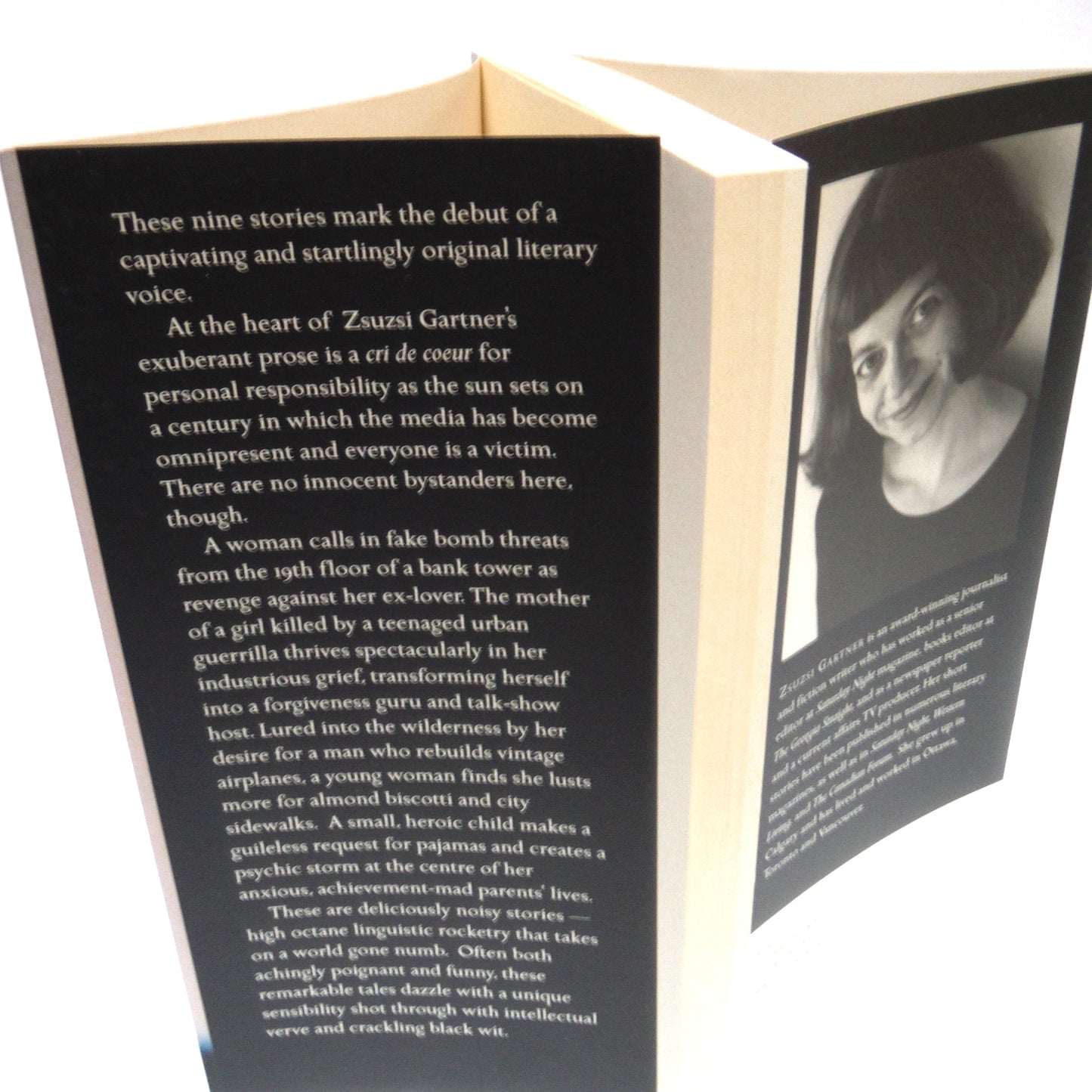 ALL THE ANXIOUS GIRLS ON EARTH, Stories by Zsuzsi Gartner (1st Ed. SIGNED)