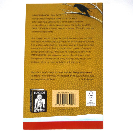 FAMOUS ROADKILL, Poetry by Allan Safarik (1st Ed. SIGNED)