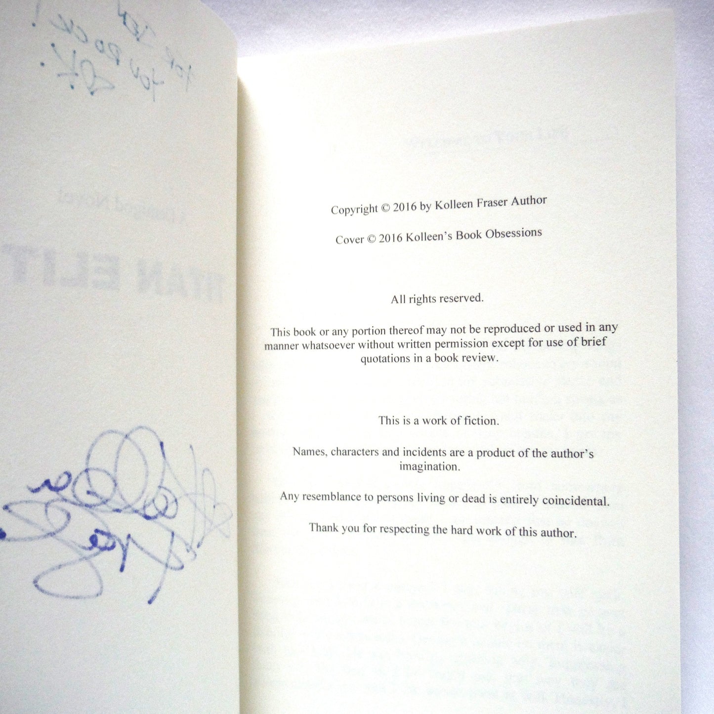 TITAN ELITE, A Demigod Novel by Kolleen Fraser (1st Ed. SIGNED)