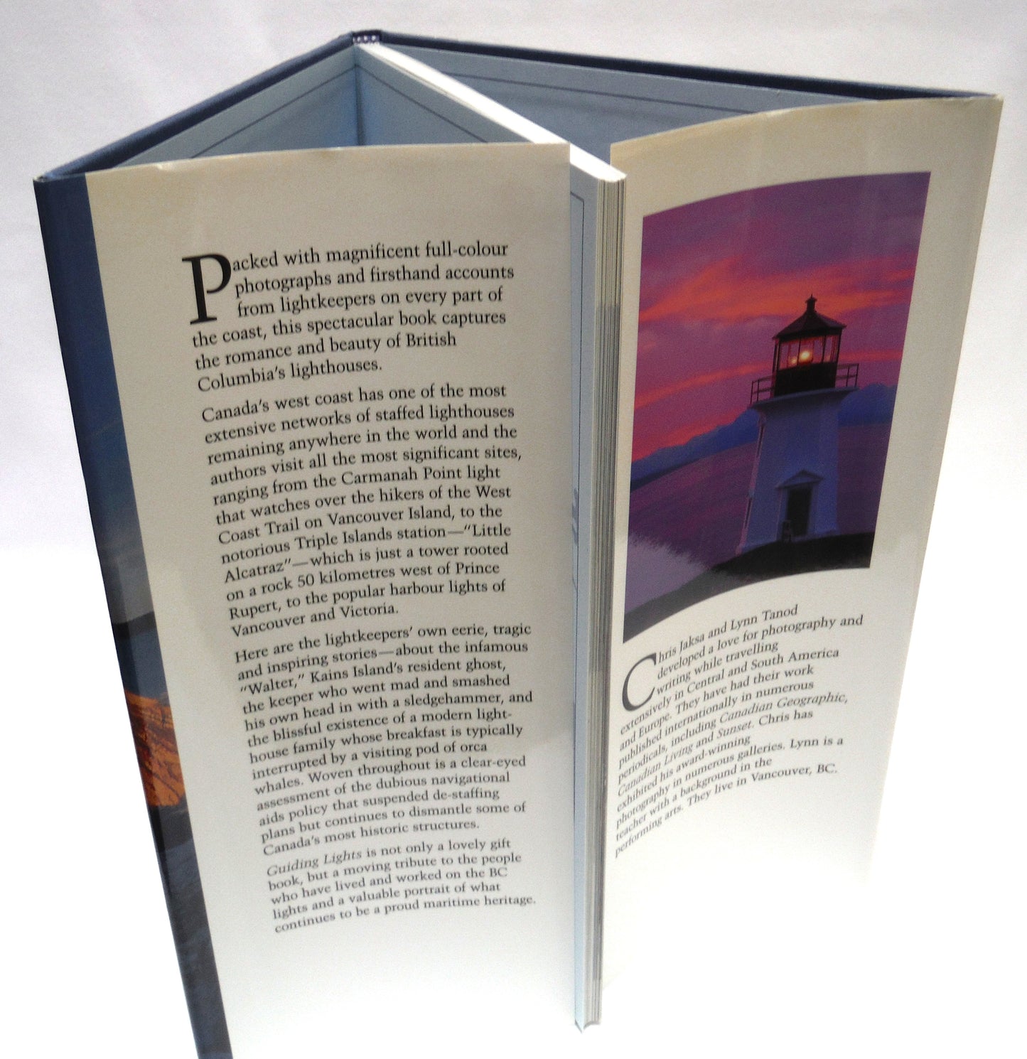 GUIDING LIGHTS, British Columbia's Lighthouses and Their Keepers, Written by Lynn Tanod, Photographs by Chris Jaksa (1st Ed. SIGNED)
