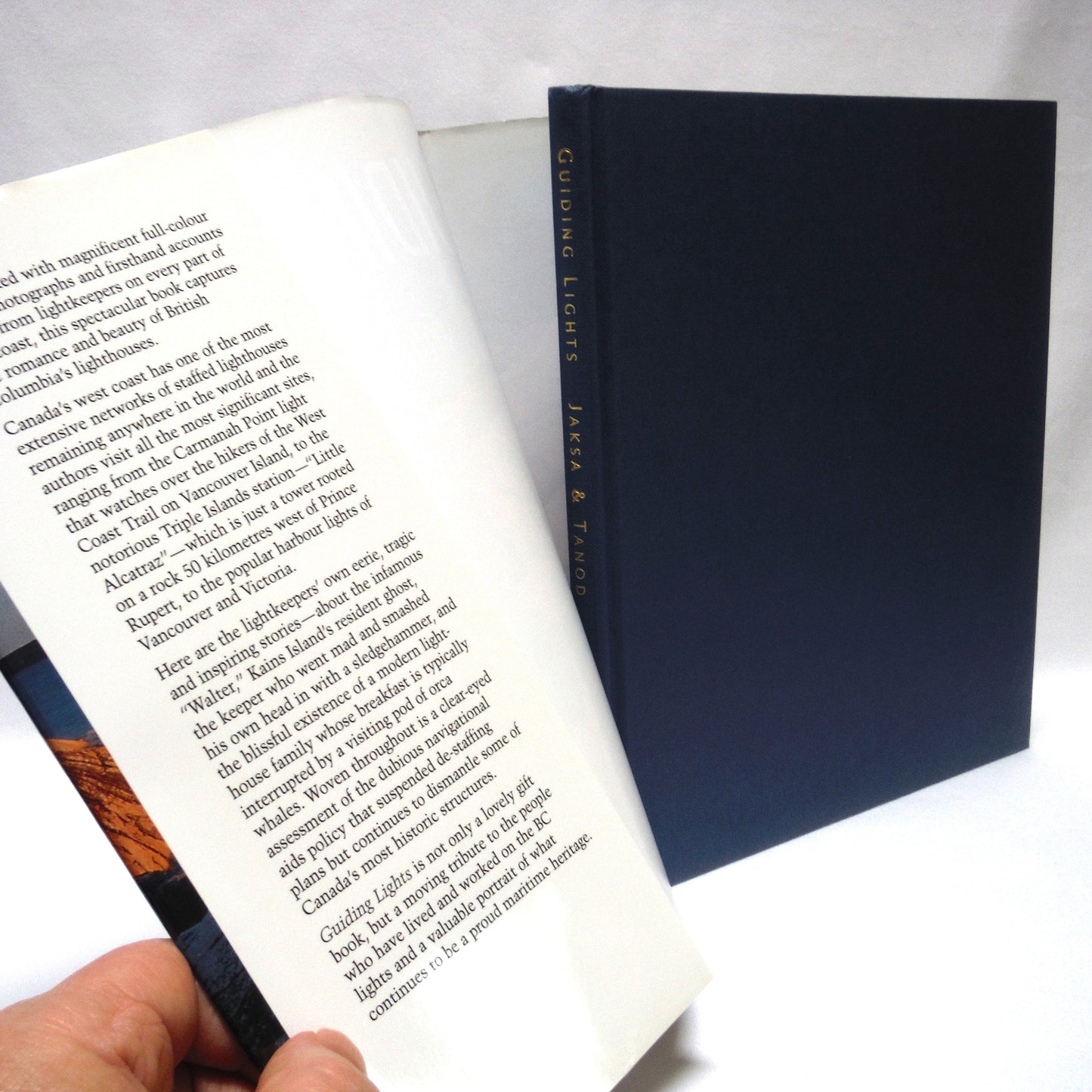 GUIDING LIGHTS, British Columbia's Lighthouses and Their Keepers, Written by Lynn Tanod, Photographs by Chris Jaksa (1st Ed. SIGNED)