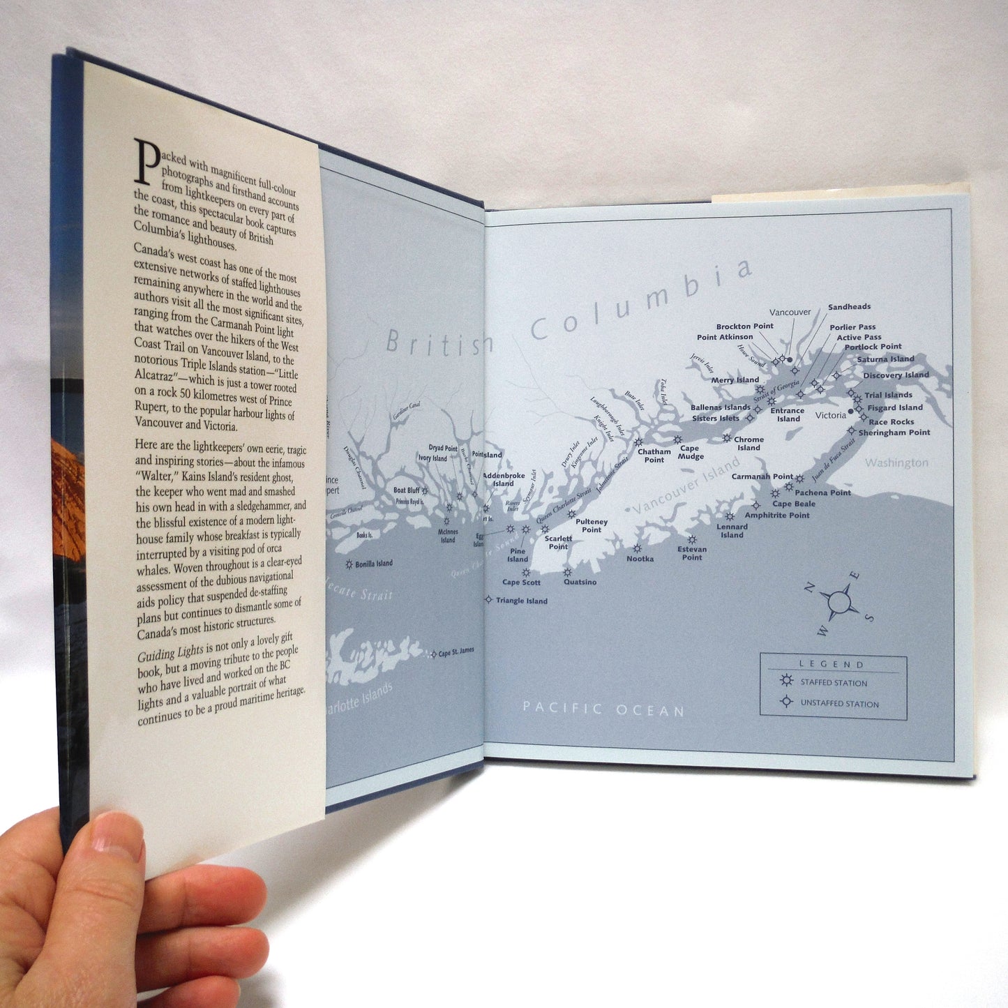 GUIDING LIGHTS, British Columbia's Lighthouses and Their Keepers, Written by Lynn Tanod, Photographs by Chris Jaksa (1st Ed. SIGNED)