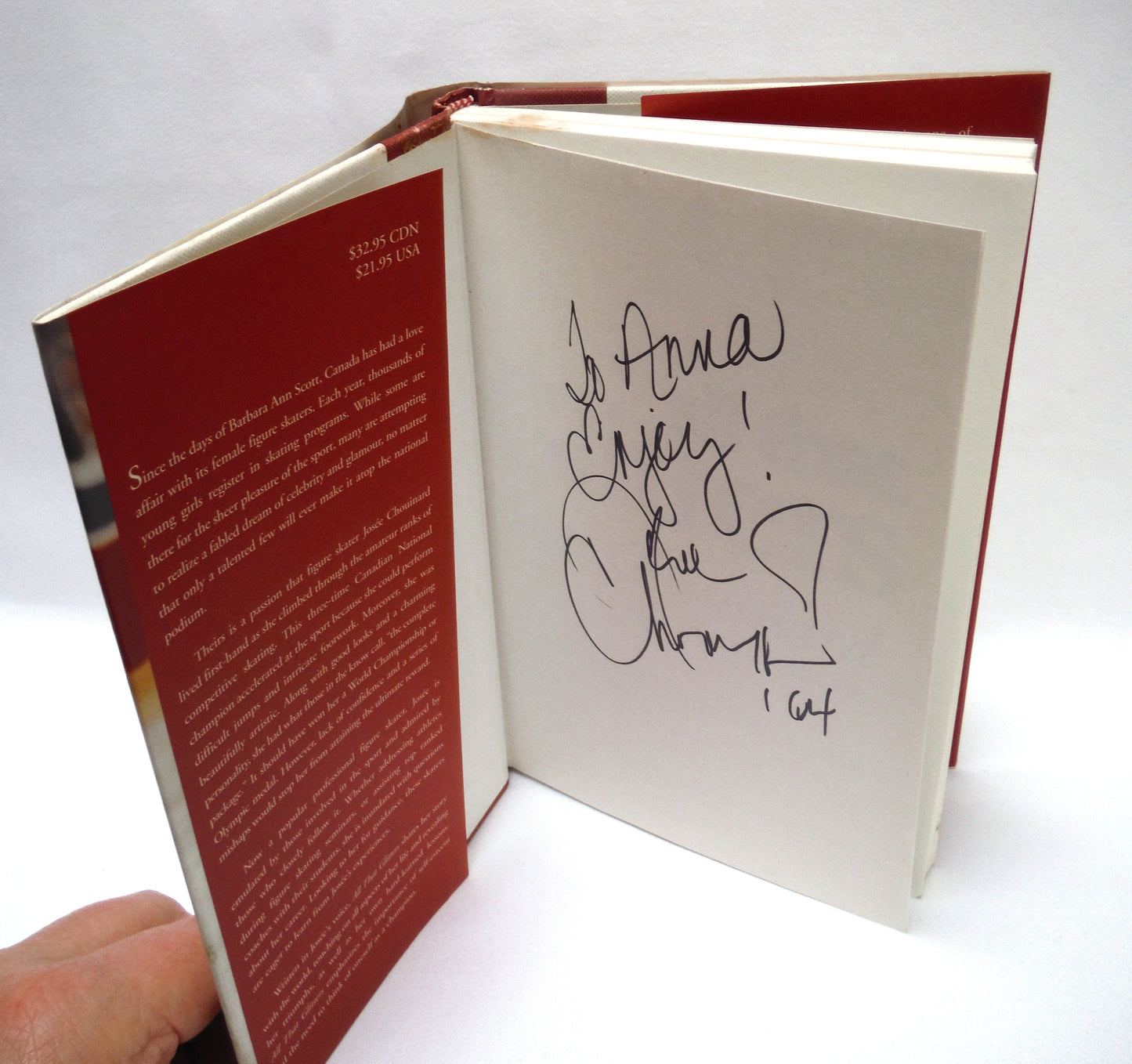ALL THAT GLITTERS, Biography by Josée Chouinard with Lynda D. Prouse (1st Ed. SIGNED)