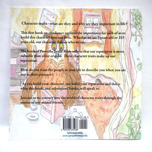 OLIVER OWL'S CHARACTER TALES, The Bear Cubs Learn About Obedience, Young Reader Story by Michael Greyson (1st Ed. SIGNED)