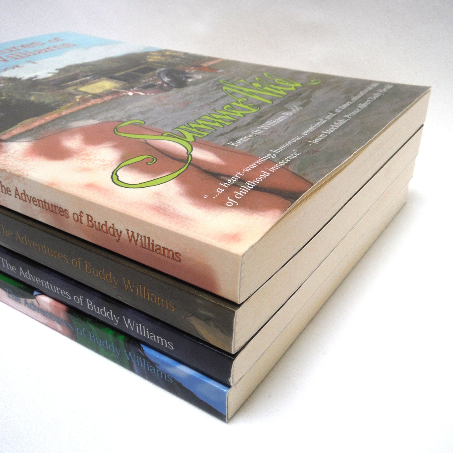 THE ADVENTURES OF BUDDY WILLIAMS, A Special Young Readers FOUR-BOOK PACKAGE Volumes I to IV, by Kenneth William Budd (1st Ed. SIGNED)