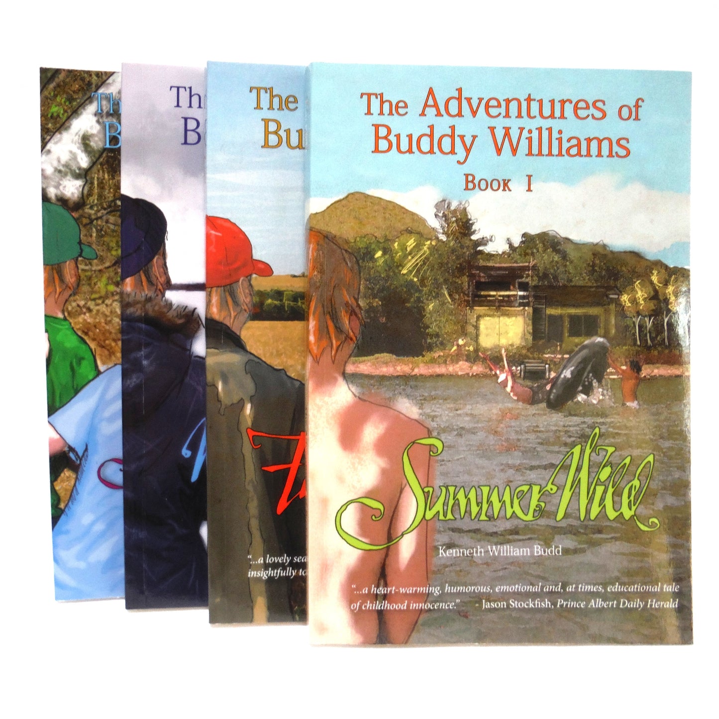 THE ADVENTURES OF BUDDY WILLIAMS, A Special Young Readers FOUR-BOOK PACKAGE Volumes I to IV, by Kenneth William Budd (1st Ed. SIGNED)