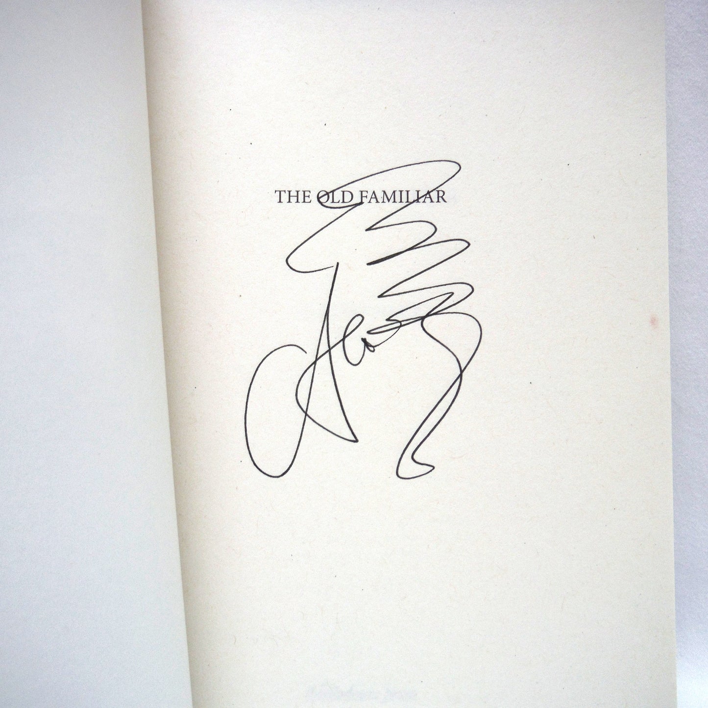 THE OLD FAMILIAR, Short Stories by Alix Hawley (1st Ed. SIGNED)