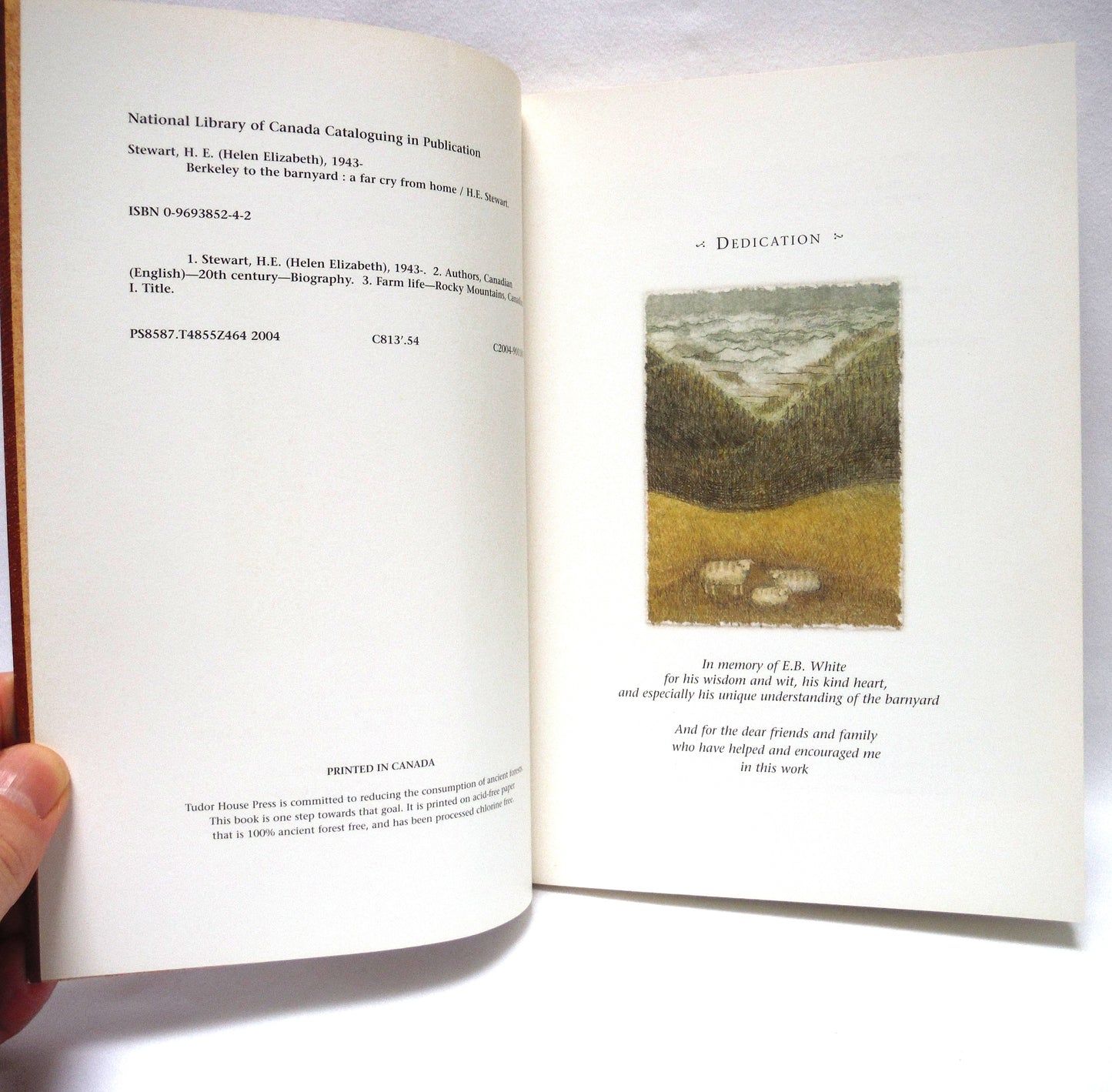 BERKELEY TO THE BARNYARD, A Far Cry From Home, by H.E. Stewart (1st Ed. SIGNED)