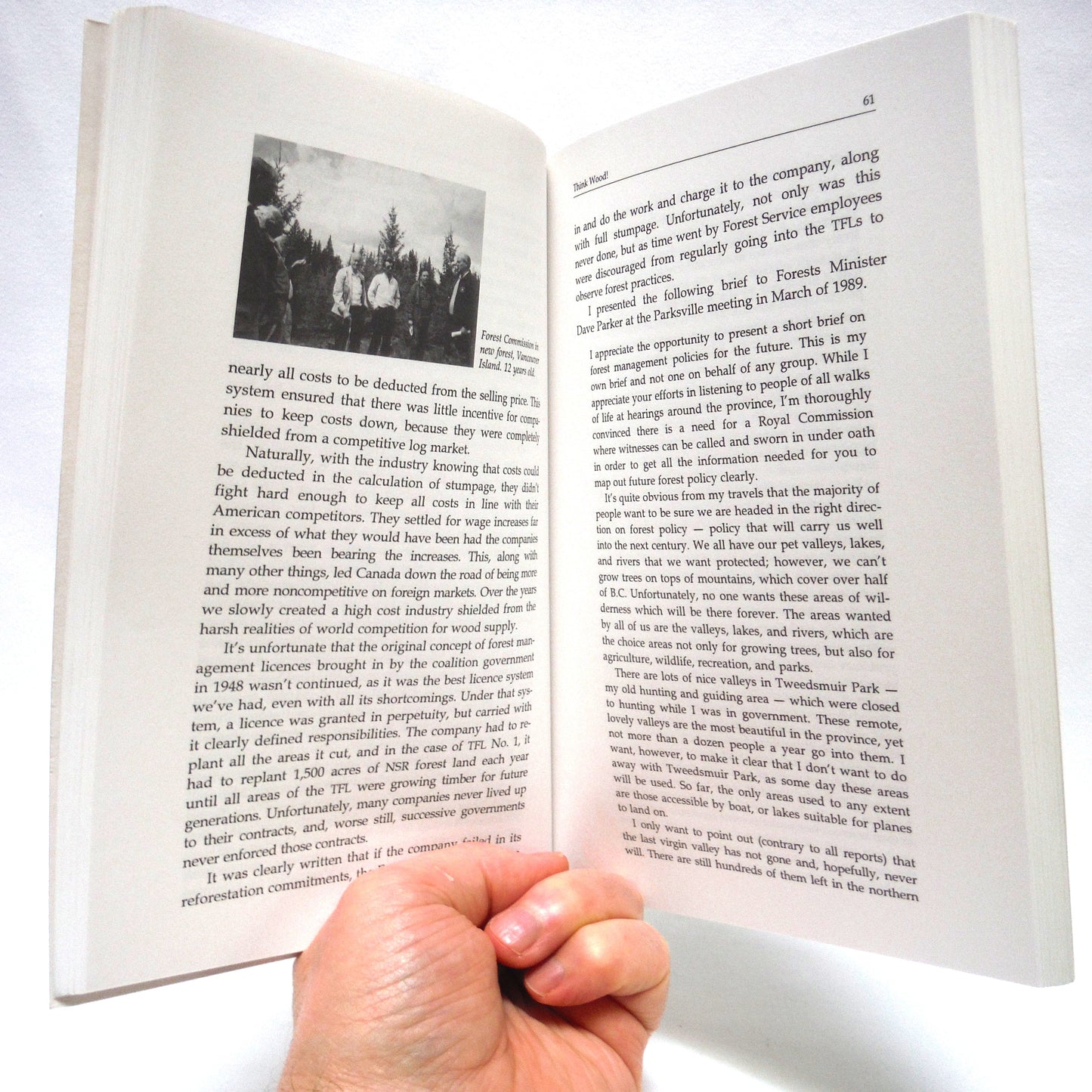 THINK WOOD! The forest is an open book; All we have to do is read it, by Cyril Shelford (1st Ed. SIGNED)