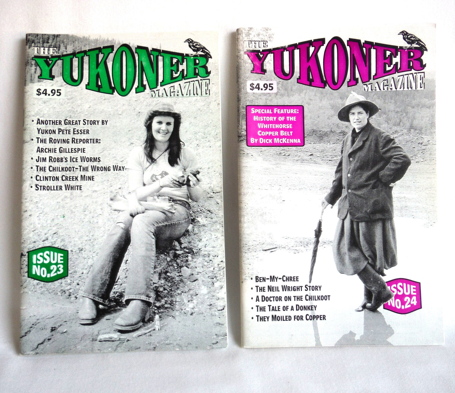 THE YUKONER MAGAZINE, by Greenlink Publishing, Whitehorse, Yukon, CANADA: 26 Issue Instant Collection #1 to #30 (with #7, #14, #17, #20 missing)
