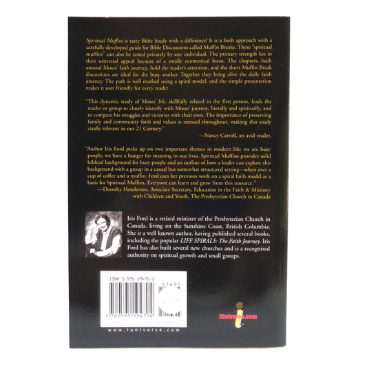 SPIRITUAL MUFFINS, Food for Life's Journey, by Iris M. Ford (2001 1st Ed.)