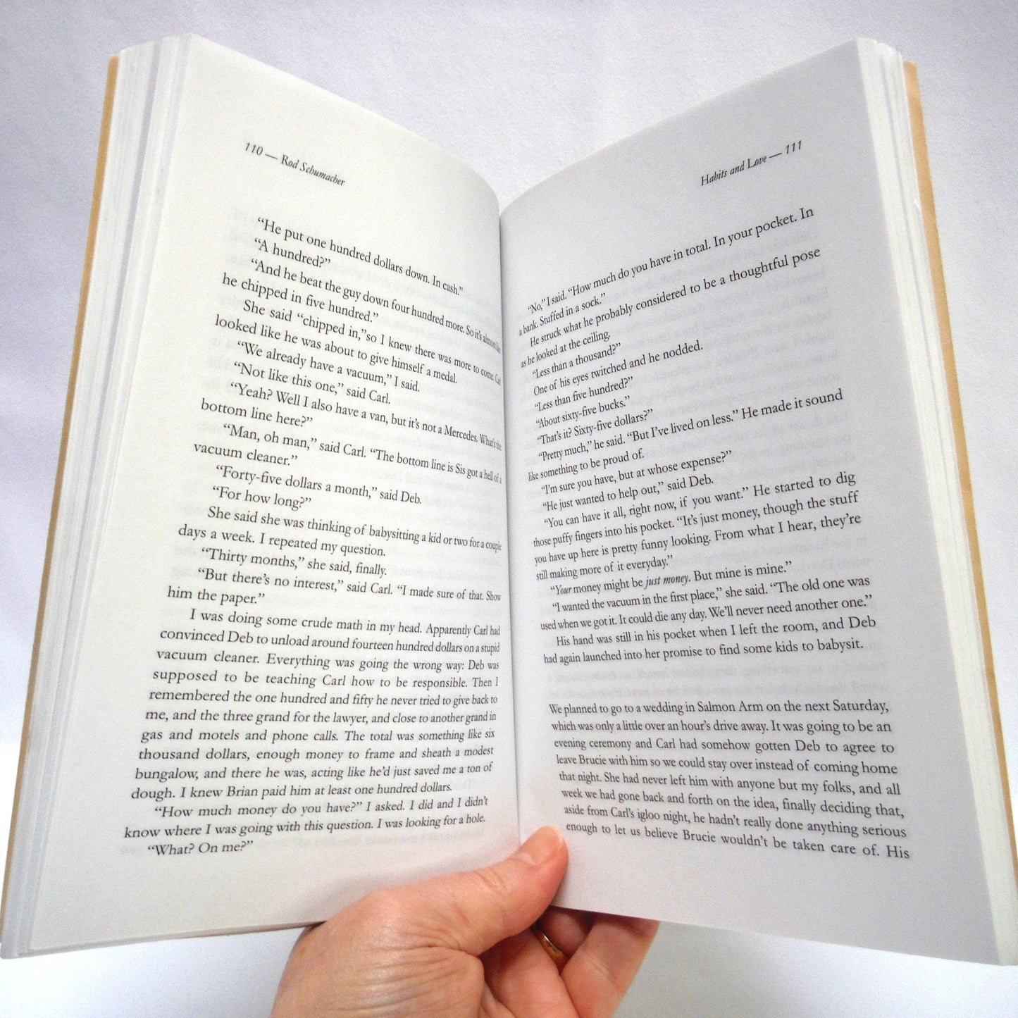 HABITS AND LOVE, Short Stories by Rod Schumacher (2002 1st Ed.)
