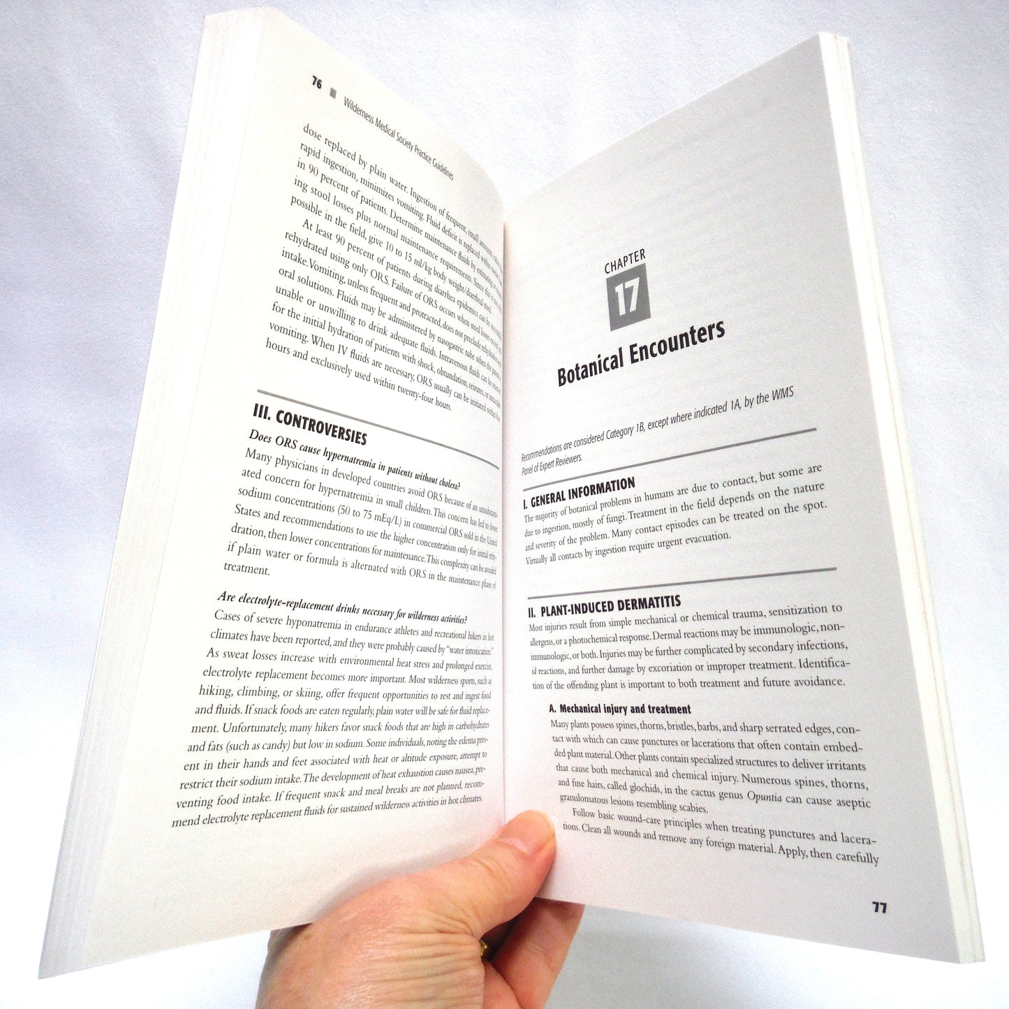 WILDERNESS MEDICAL SOCIETY, Practical Guidelines for Wilderness Emergency Care, Edited by William W. Forgey, M.D. (2006 5th Ed.)