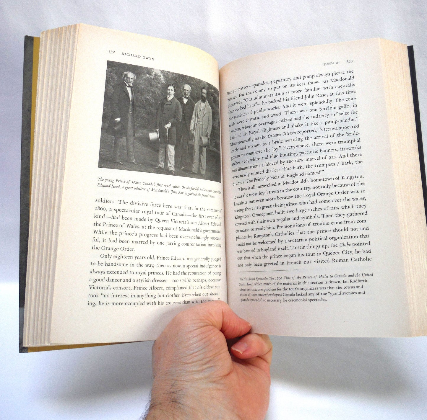JOHN A, THE MAN WHO MADE US: The Life and Times of John A. Macdonald Volume One 1815-1867, by Richard Gwyn (2008 1st Ed.)