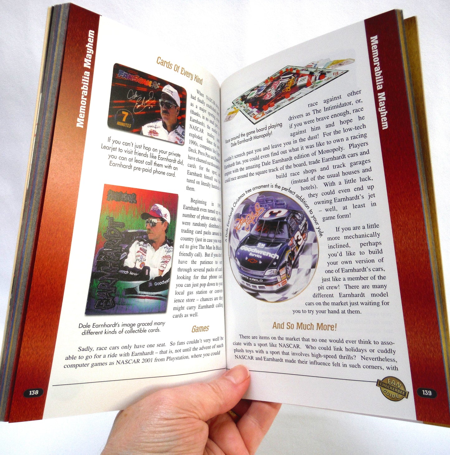 A COMMEMORATIVE EDITION TRIBUTE TO DALE EARNHARDT, A Checkerbee Fan Guide Edited by Jeff Mahony (2001 1st Ed.)