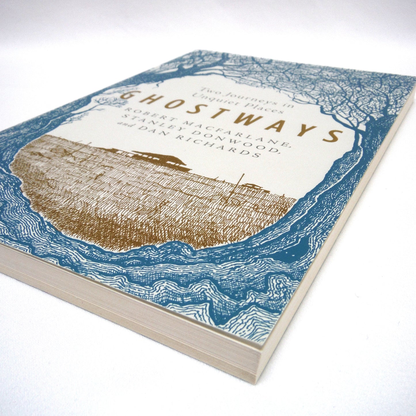 GHOSTWAYS, Two Journeys in Unquiet Places, by Robert MacFarlane, Stanley Donwood, and Dan Richards (2000 1st Ed.)