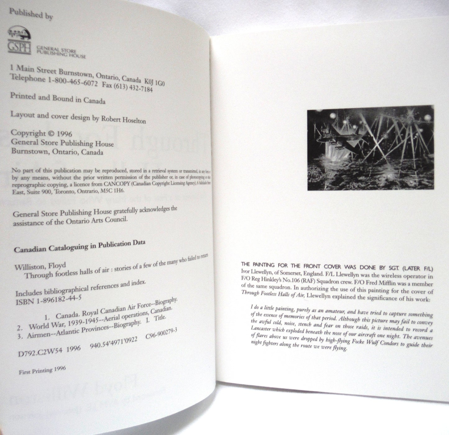THROUGH FOOTLESS HALLS OF AIR, The Stories of a Few of the Many Who Failed to Return, by Floyd Williston (1996 1st Ed.)