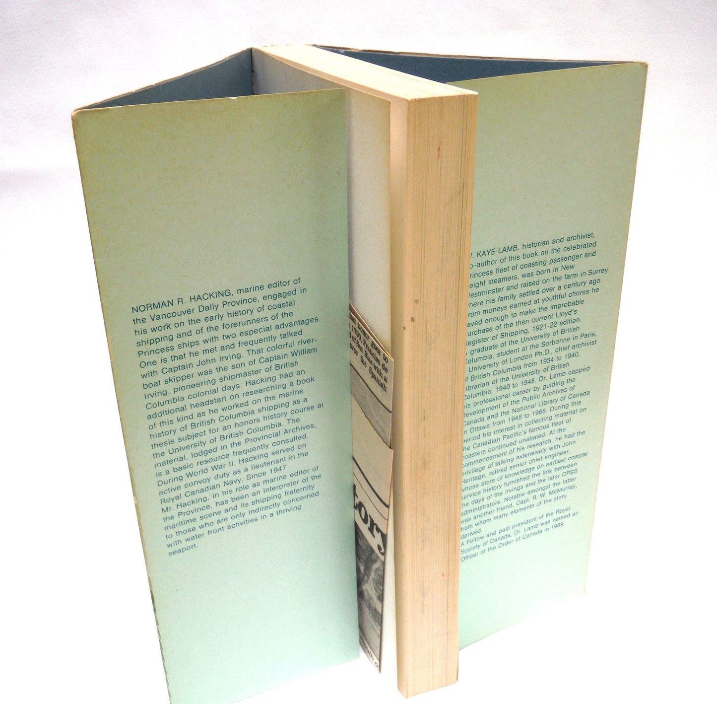 THE PRINCESS STORY, A Century and a Half of West Coast Shipping, by Norman R. Hacking and W. Kaye Lamb (1974 1st Ed.)