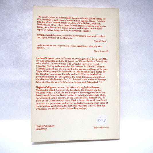 TALES FROM THE SMOKEHOUSE, by Herbert T. Schwarz, Illustrated by Daphne Odjig (1976 1st PB Ed.)