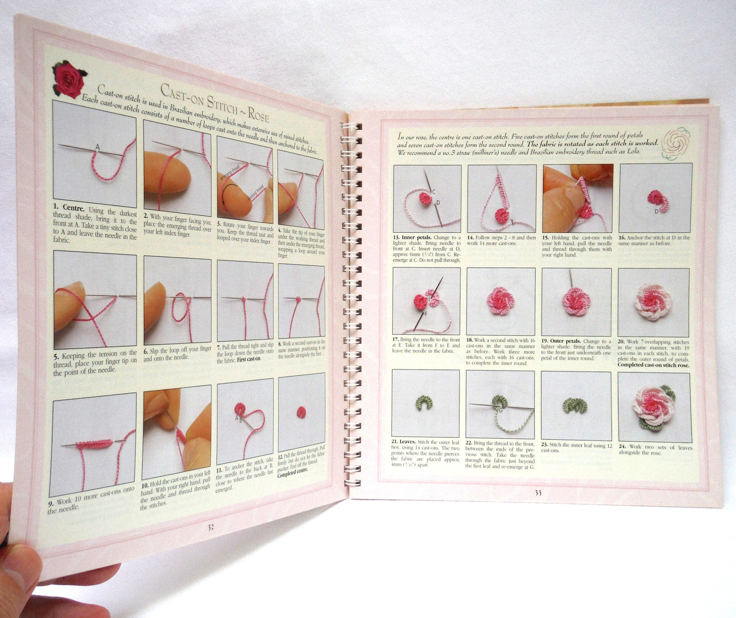 A-Z of EMBROIDERY STITCHES, A Complete Manual for the Beginner through to the Advanced Embroiderer, from the Publishers of Inspirations Magazine (2000 1st Ed.)