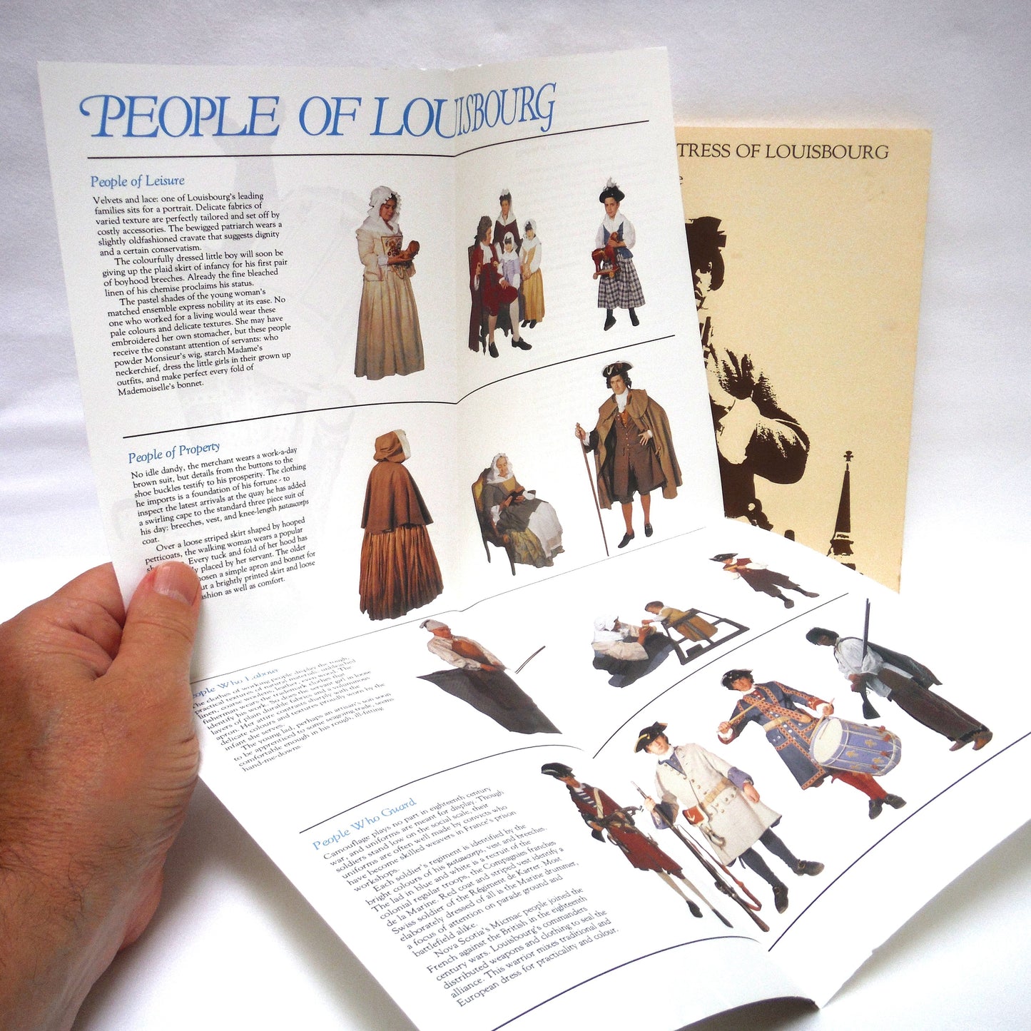 FORTRESS OF LOUISBOURG, The Official Souvenir Guide by Christopher Moore, and Sketches by Terry Sunderland (1981 1st Ed.)