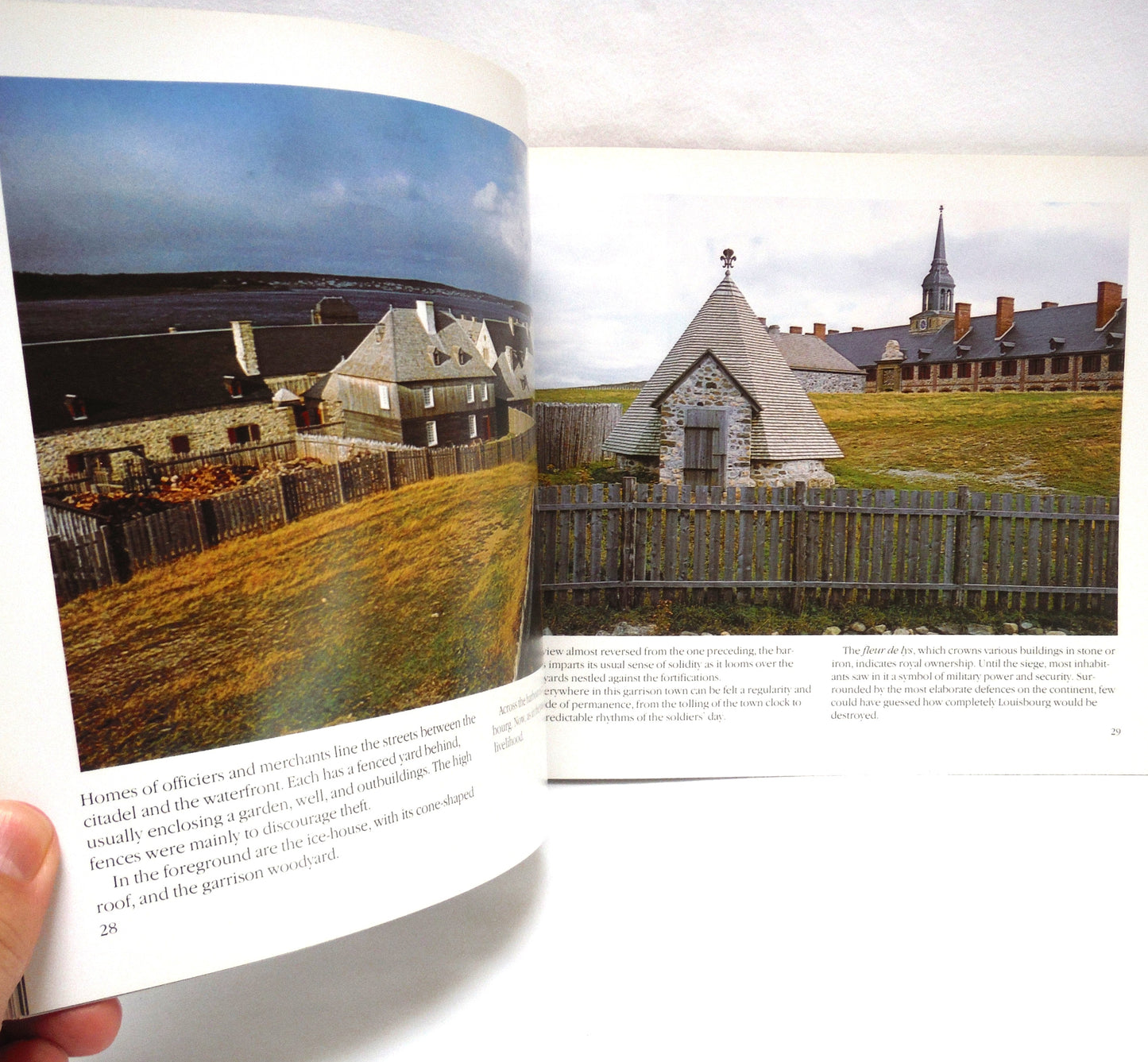 FORTRESS OF LOUISBOURG, A Photographic History by John Fortier and Owen Fitzgerald (1979 1st Ed.)