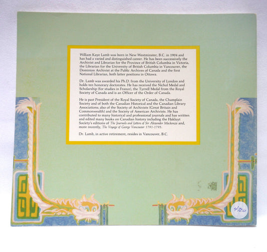 EMPRESS TO THE ORIENT, by The Vancouver Maritime Museum and Dr. W. Kaye Lamb (1991 1st Ed.)