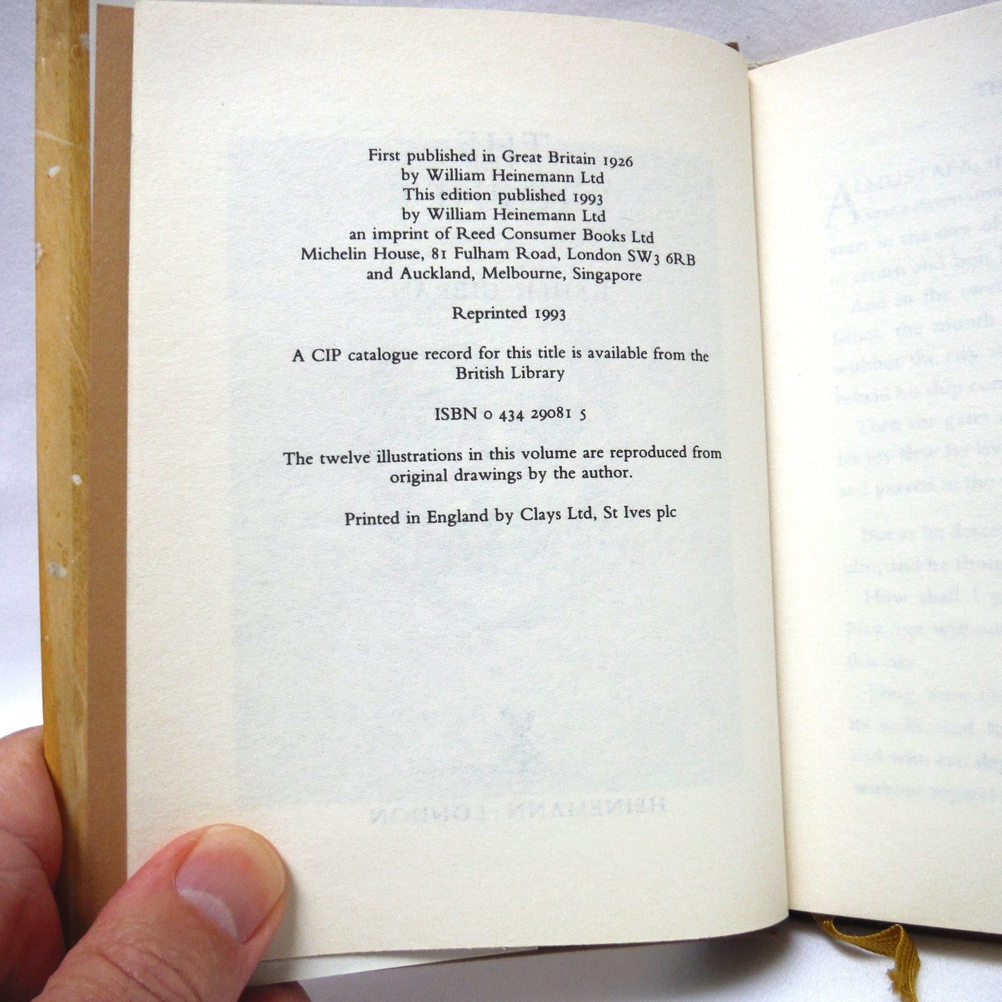 THE PROPHET, By Kahlil Gibran, 1993