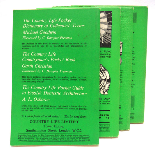 THE COUNTRYMAN, COMES FROM THE COUNTRY, Quarterly Magazine Booklet from Great Britain, by The Bradbury Agnew Press Limited: A PAUL'S SPECIAL 4-PACK OF BOOKS!