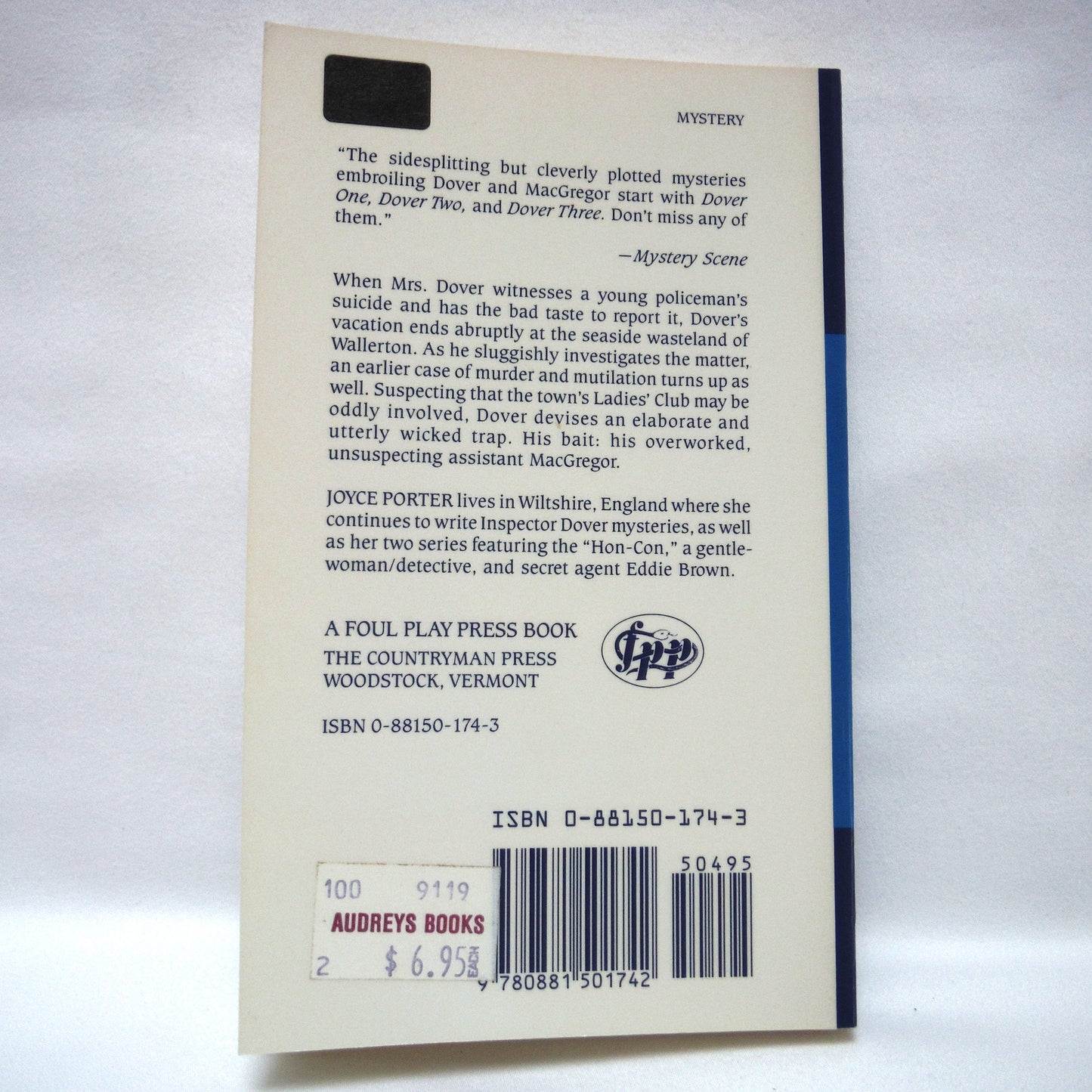 DOVER MYSTERY BOOKS, By Joyce Porter, Published by Foul Play Press: A PAUL'S SPECIAL 6-PACK OF LIKE-NEW BOOKS!