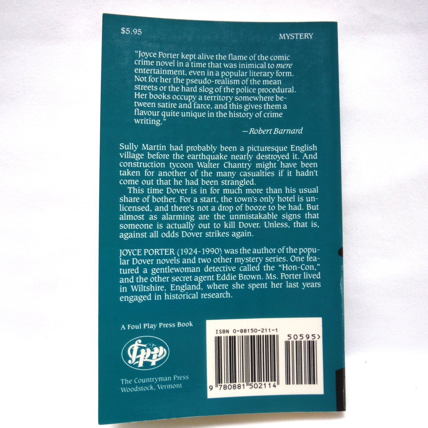 DOVER MYSTERY BOOKS, By Joyce Porter, Published by Foul Play Press: A PAUL'S SPECIAL 6-PACK OF LIKE-NEW BOOKS!