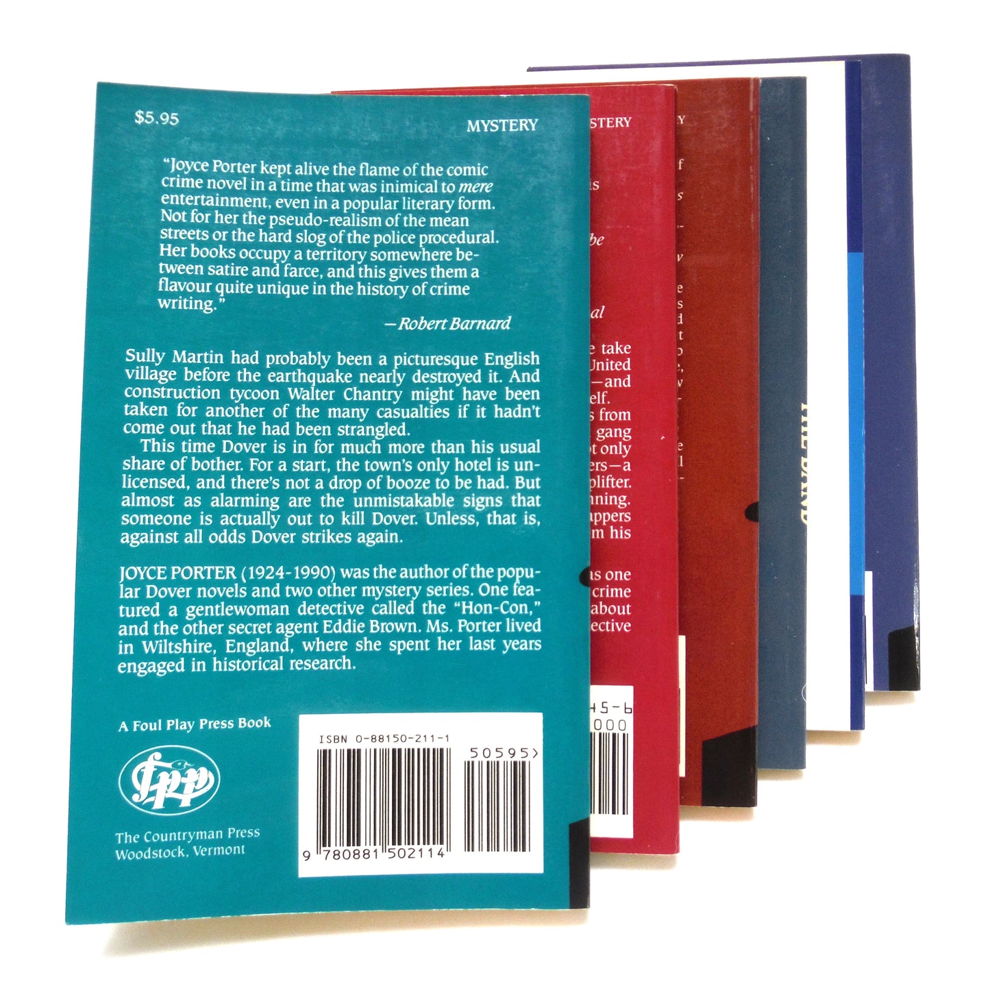 DOVER MYSTERY BOOKS, By Joyce Porter, Published by Foul Play Press: A PAUL'S SPECIAL 6-PACK OF LIKE-NEW BOOKS!