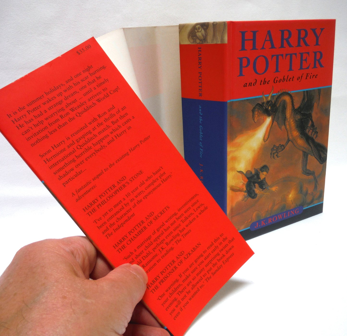 HARRY POTTER and The Goblet of Fire, by J.K. Rowling (2000 1st CDN Raincoast Books Ed.) BRAND NEW OLD STOCK!