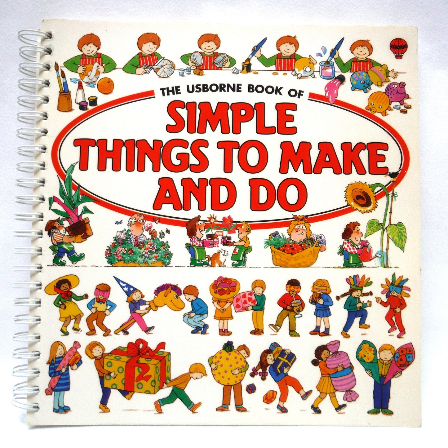THE USBORNE BOOK OF SIMPLE THINGS TO MAKE AND DO, by Angela Wilkes (1985 1st Ed.)
