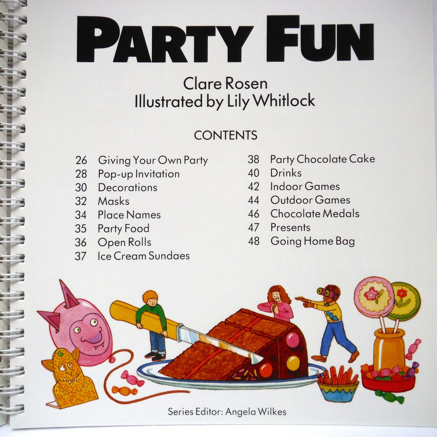THE USBORNE BOOK OF SIMPLE THINGS TO MAKE AND DO, by Angela Wilkes (1985 1st Ed.)