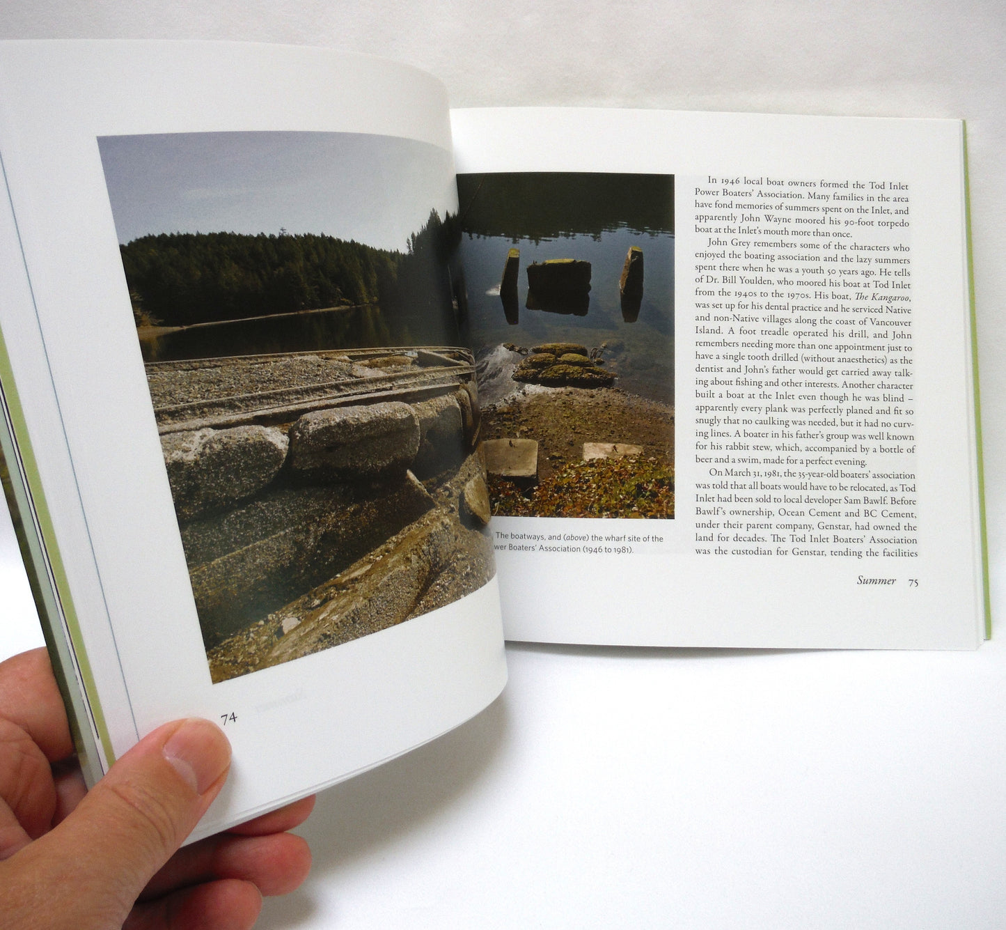 TOD INLET: A HEALING PLACE, A Photographic Journey by Gwen Curry (2015 1st Ed.)