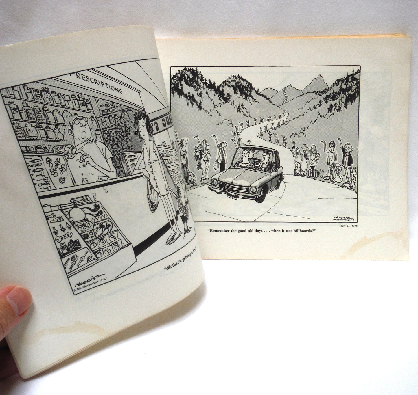 NORRIS, 21st Annual Collection of 101 Cartoons by Len Norris and The Vancouver Sun (1972 1st Ed.)