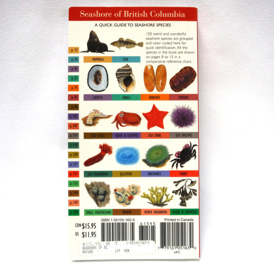 SEASHORE OF BRITISH COLUMBIA, A Lone Pine Field Guide by Ian Sheldon (1998 1st Ed.)