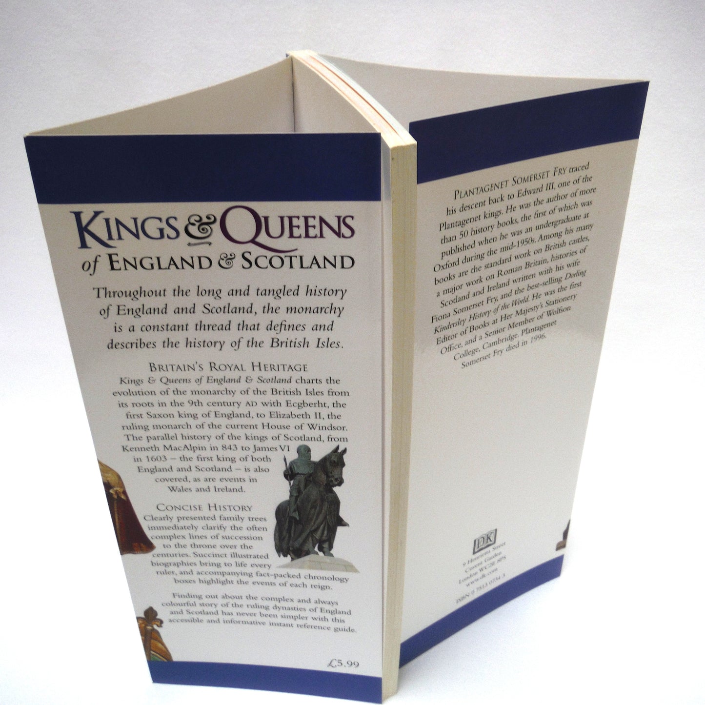 KINGS & QUEEN'S OF ENGLAND and SCOTLAND, A Dorling Kindersley Pocket Guide (1999 1st Ed.)