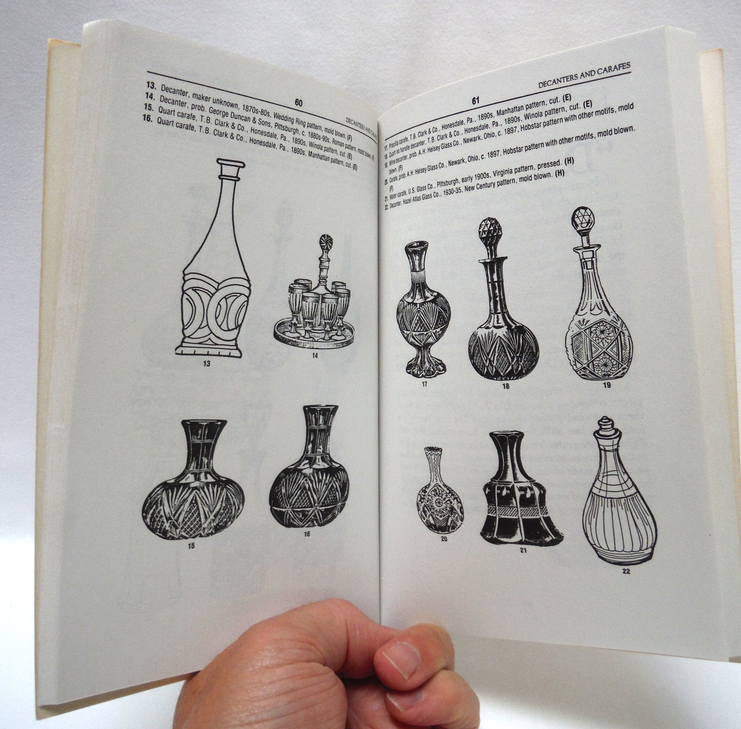THE WOMAN'S DAY DICTIONARY OF GLASS, Edited by Dina von Zweck, Illustrated by Helen Disbrow and Janet Hautau (1983 1st Ed.)