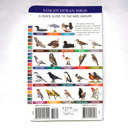 SASKATCHEWAN BIRDS, A Quick Guide to the Bird Groups, by Alan Smith (2000 1st Ed.)