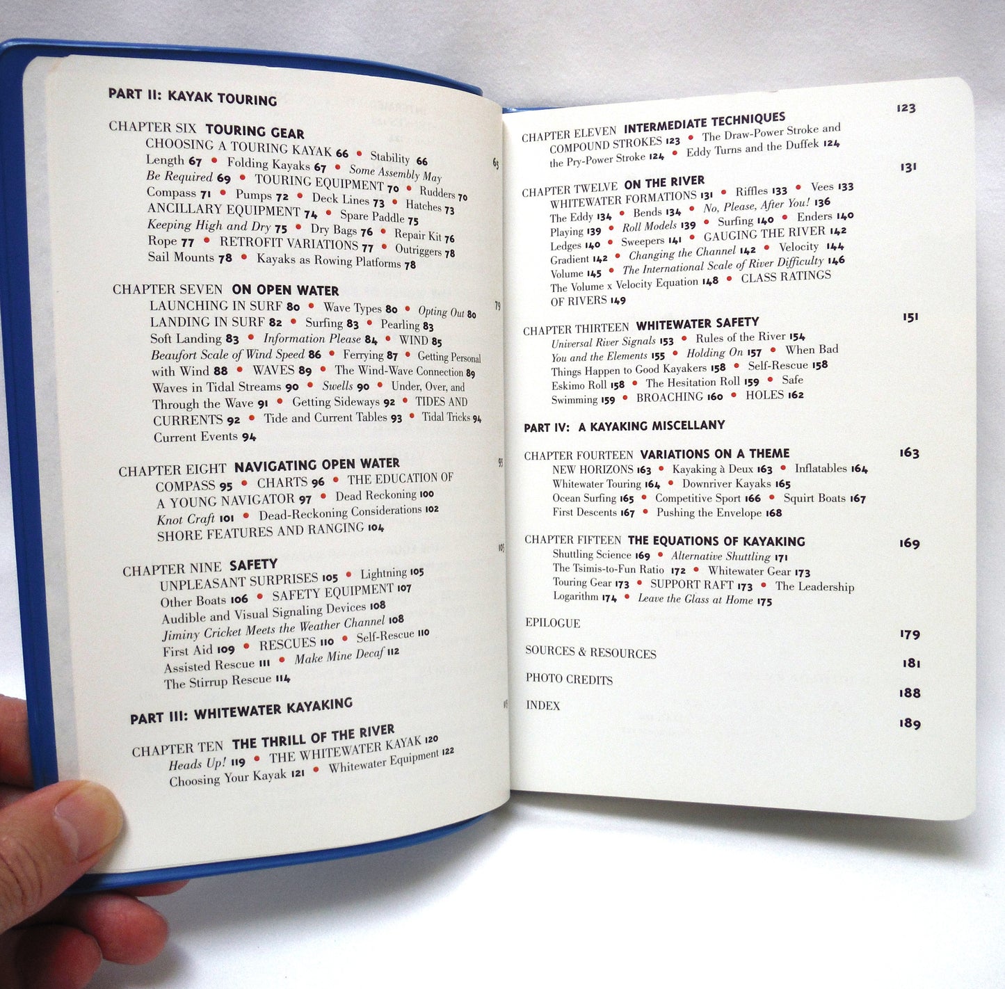 KAYAKING WHITEWATER AND TOURING BASICS: A TRAILSIDE SERIES GUIDE by Steven M. Krauzer (1995 1st Ed.)