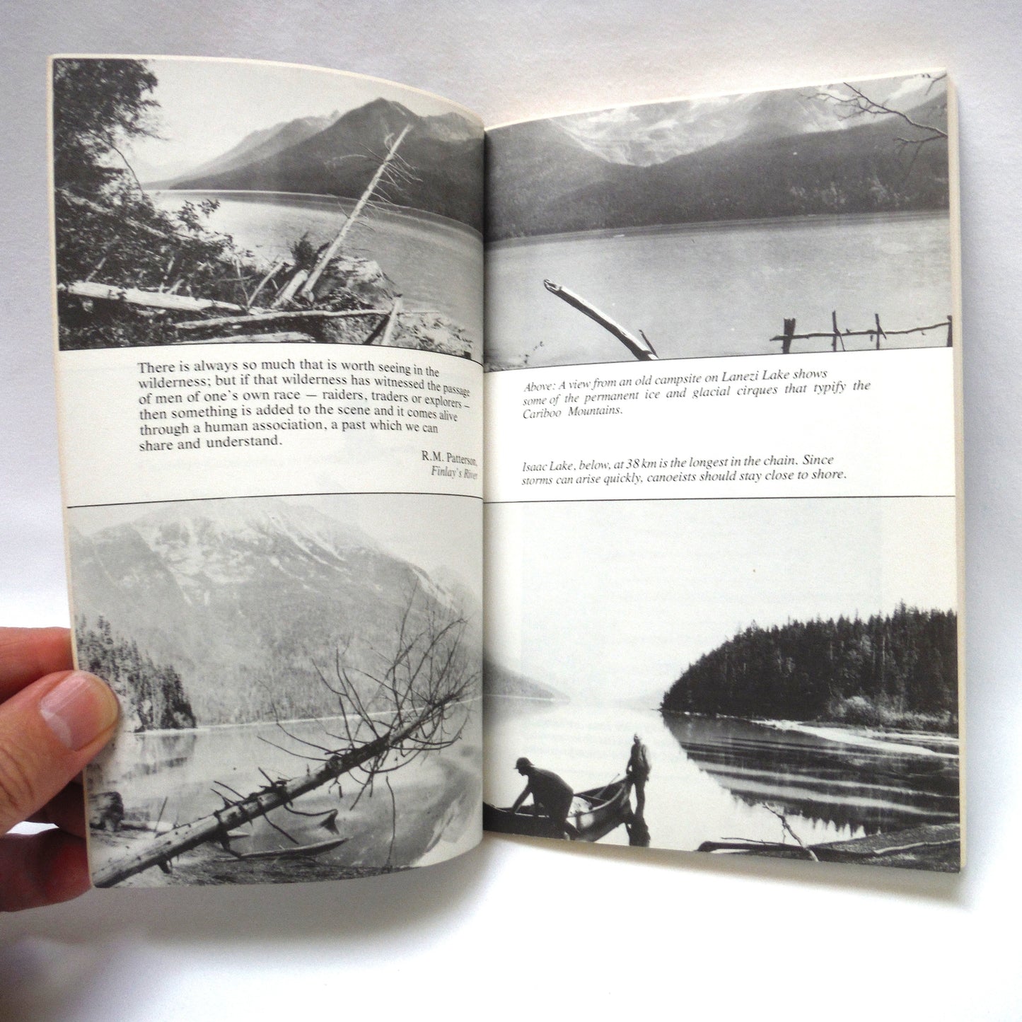 BOWRON LAKES, Pocket Guide to Canoe Country British Columbia, by Richard Thomas Wright (1989 Updated Edition)