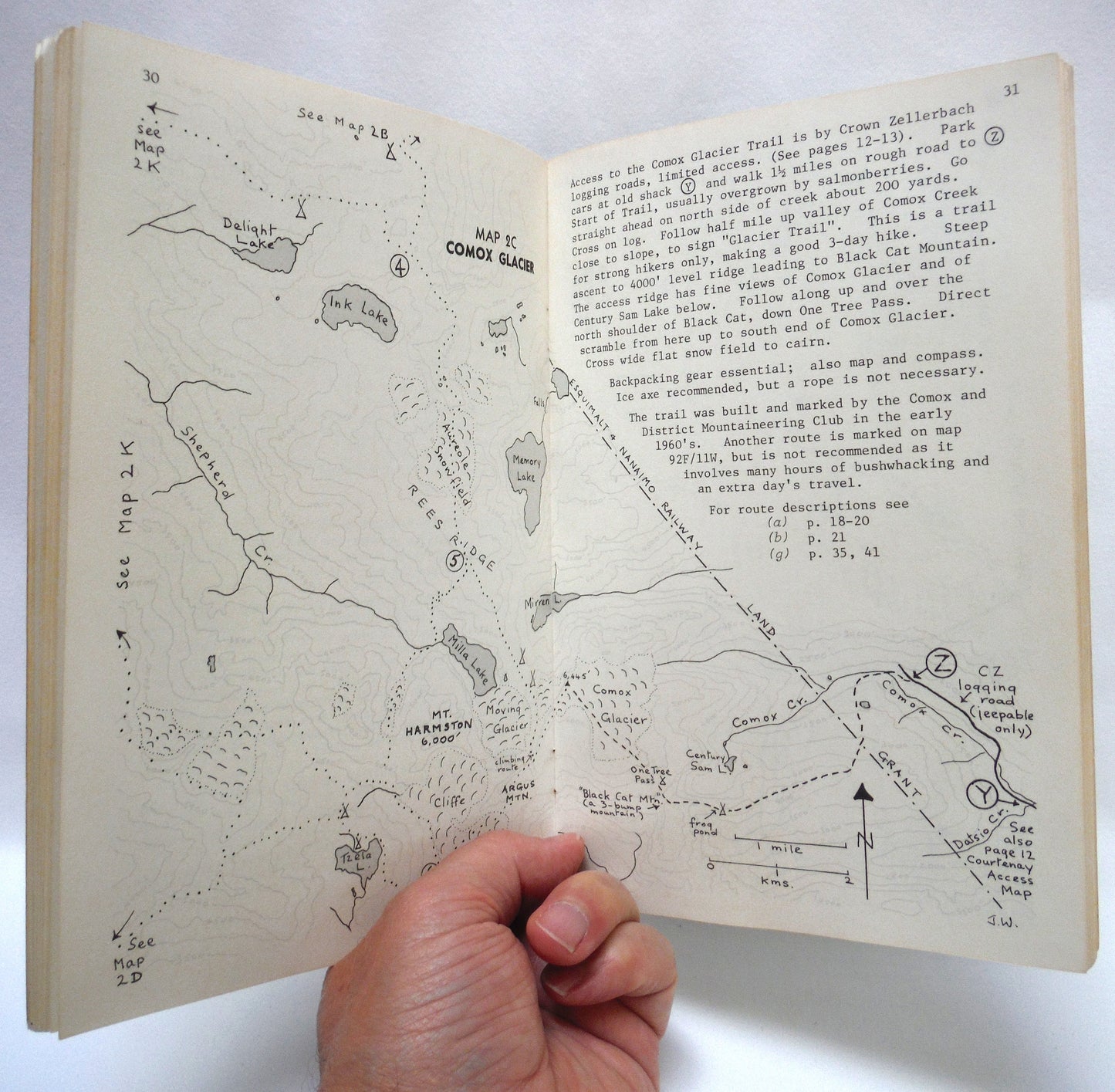 HIKING TRAILS III, Central and Northern Vancouver Island, Including Hiking Routes of Strathcona Park, Edited by Jane Waddell, 1977