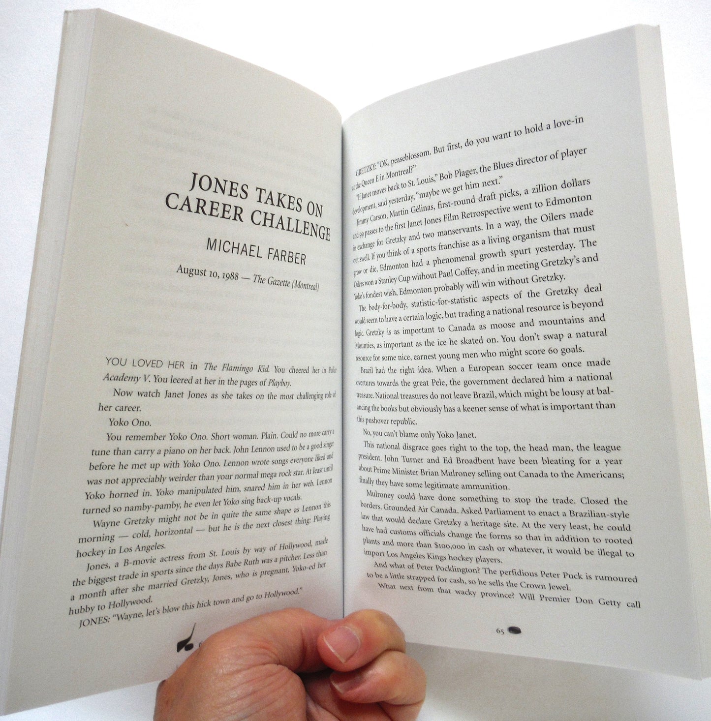 ICE LEVEL: Greatest Hockey Stories From The Last 50 Years, CANADA'S BEST FROM THE BEST, Edited by Cam Cole (2005 1st Ed.)