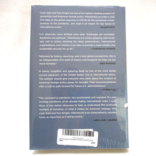 AFTERSHOCKS: Pandemic Politics and The End of The Old International Order, by Colin Kahl & Thomas Wright. BRAND NEW FACTORY WRAPPED! (2021 1st Ed.)