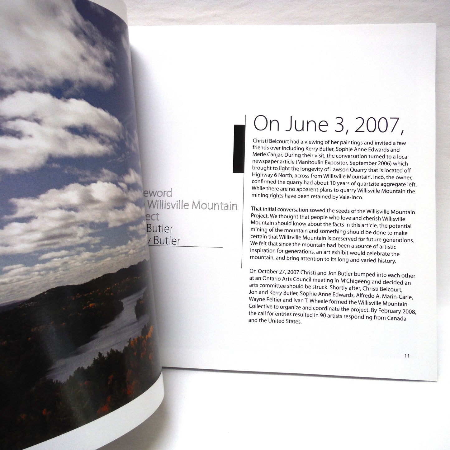 THE WILLISVILLE MOUNTAIN PROJECT: Rock-Spirit-Art Exhibit Catalogue, 2009